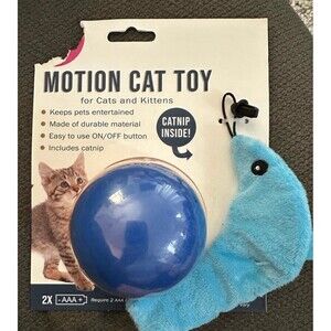 Motion Ball Smart Cat Toys Catnip Kitten Training Toy New